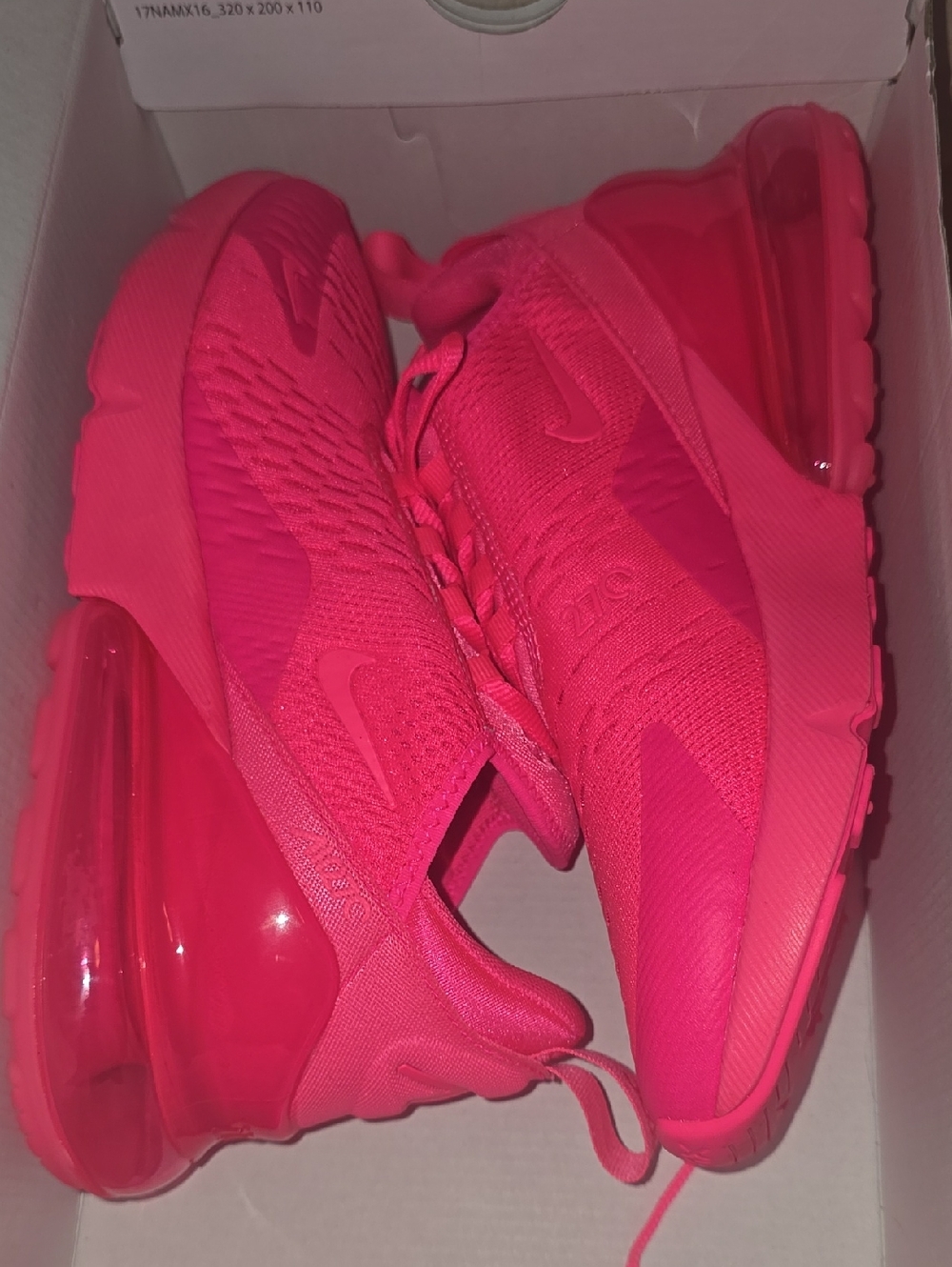 Nike Women's Bright Pink Athletic Air Sneakers